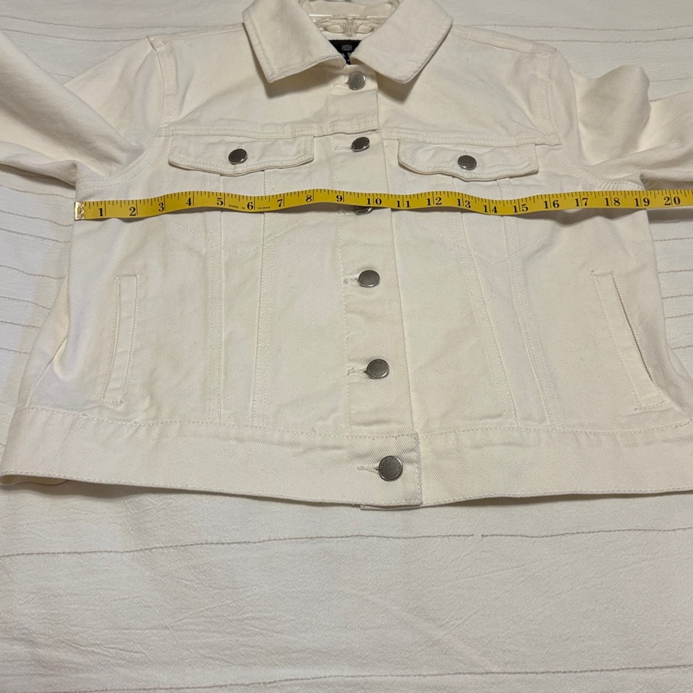 Bagatelle Collection Off-White Denim Jacket - Picture 4 of 7